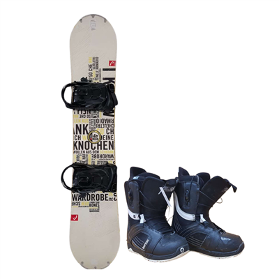 Bazárový snowboard Head + topánky Burton 